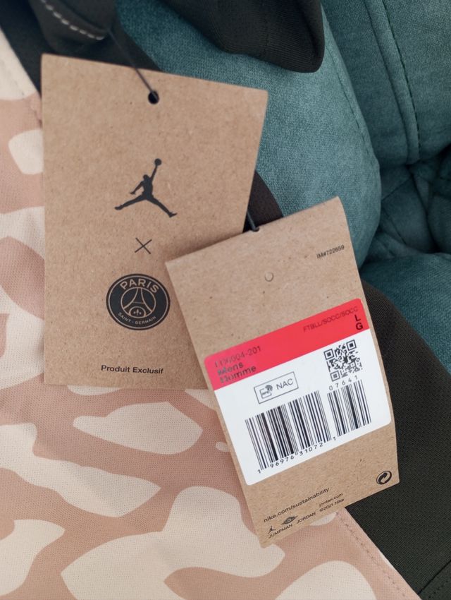 Camiseta futbol Jordan PSG talla L