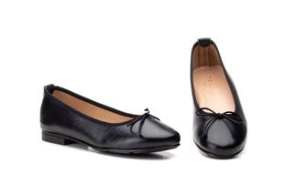 Bailarinas Piel Negro Lazo Nuevas tallas 38-39