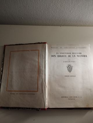 Libro Don Quijote de la Mancha
