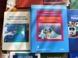 Lote Libros Medicina Anestésia.