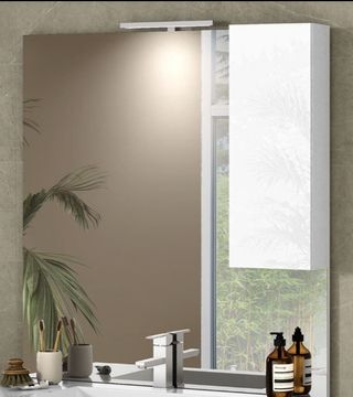 Espejo lavabo nuevo blanc brillo