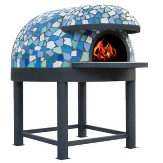 FORNO A LEGNA SALERNITANO CON PIETRA E CERAMICA