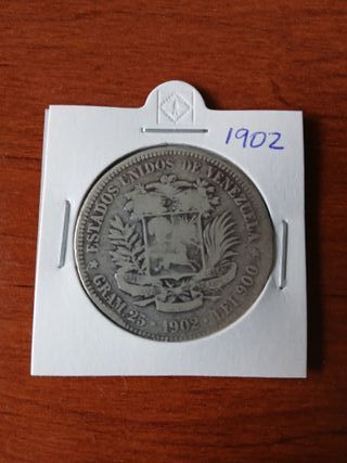 5 Bolívares de plata 1901-1910