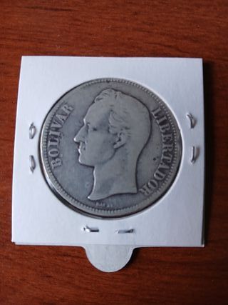 5 Bolívares de plata 1901-1910