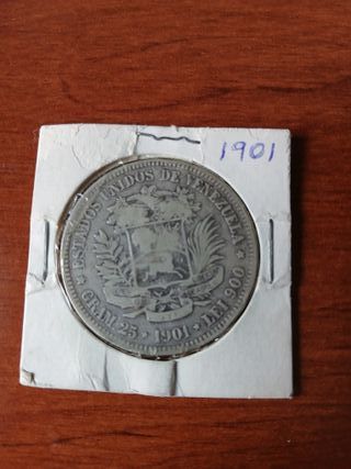 5 Bolívares de plata 1901-1910