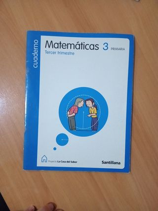 Cuadernos de Matemáricas y Valencianl 3o primaria