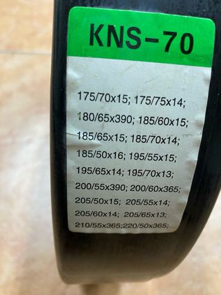 Cadenas de coche para nieve.