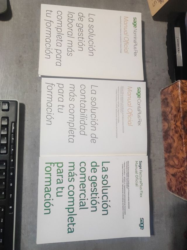Libros manual Sage ContaPlus, NominaPlus y