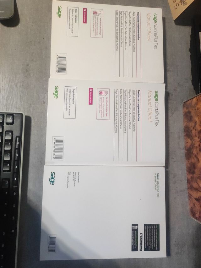 Libros manual Sage ContaPlus, NominaPlus y