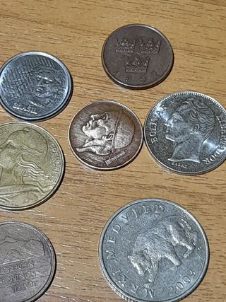 LOTTO DI N. 11 MONETE STRANIERE