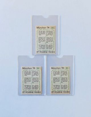 CROMOS MÜNCHEN 74 HOLANDA ITALIA ALEMANIA