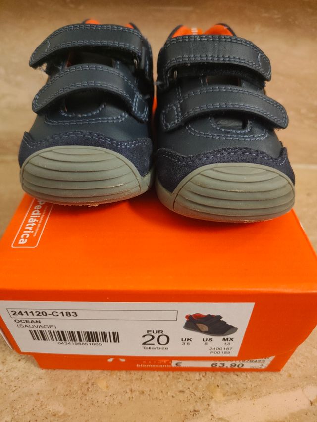 Biomecanics scarpe primi passi n.20 colore ocean