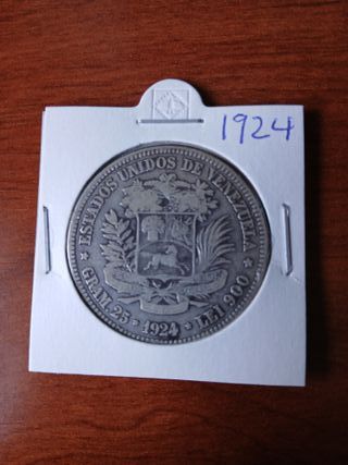 5 Bolívares de plata 1912-1924