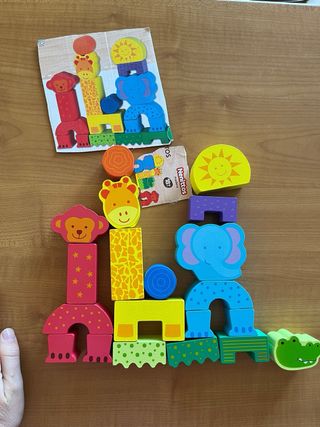 Lote juguetes de madera y puzzle. Tambien venta po