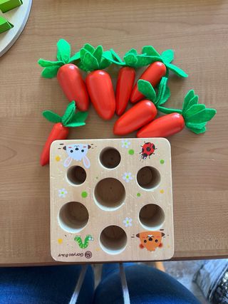 Lote juguetes de madera y puzzle. Tambien venta po