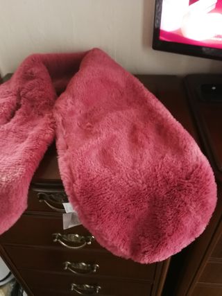 Bufanda Estola Rosa NUEVO 