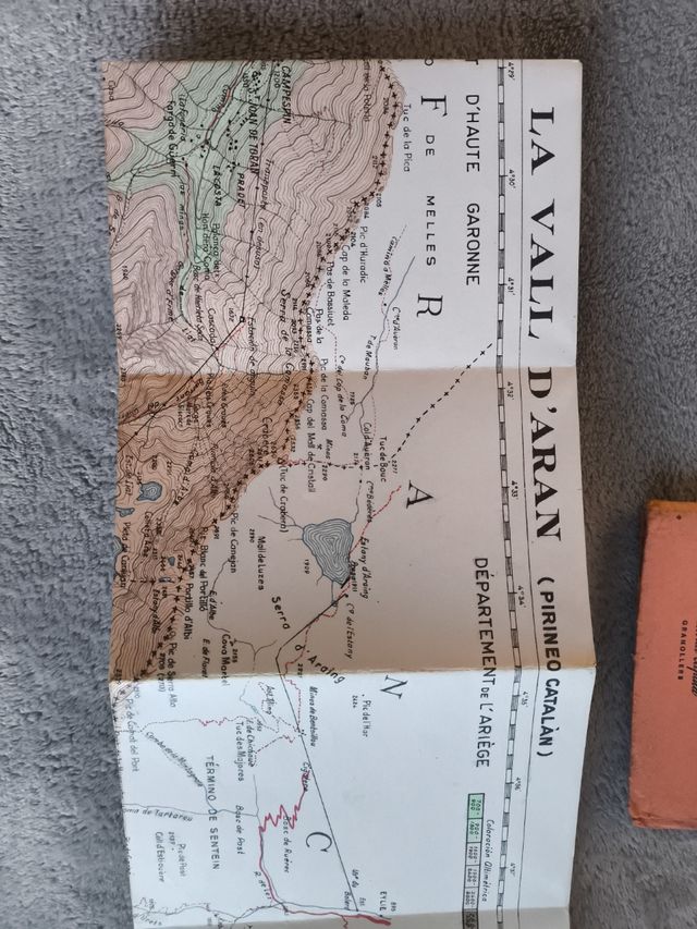 Mapa alpina Vall d'Aran