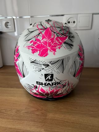 Casco SHARK Ridill 1.2 Nelum rosa blanco