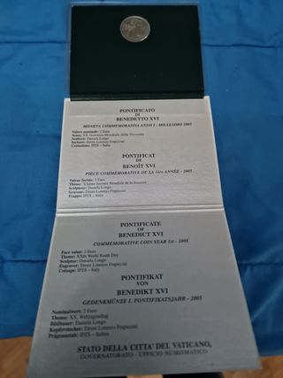 Moneta commemorativa 2 € 2005 VATICANO