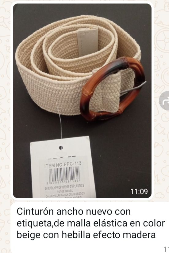 Cinturones mujer 2 euros