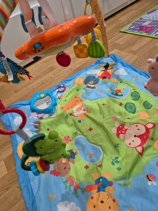 Mantita gimnasio actividades Bebé Vtech