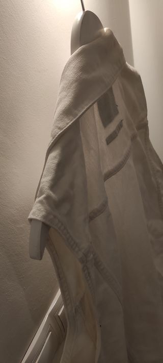 Chaleco vaquero blanco mujer