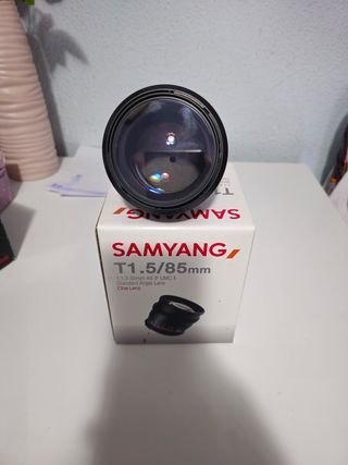 Objetivo samyang 85 mmm para montura nikon