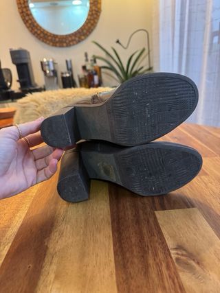 Botas de tacón de piel auténtica Tommy Hilfiger 37