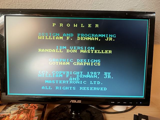 Juego Prowler PC Diskette 5,25