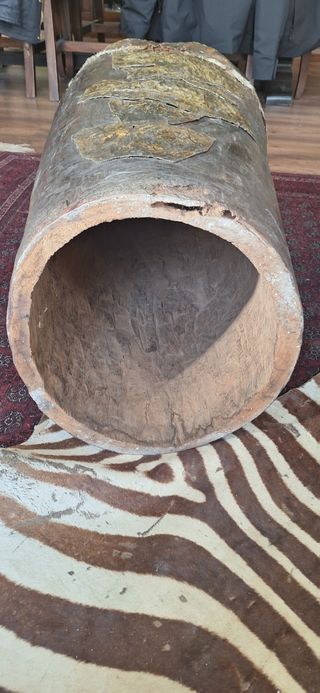 Pareja de tambores africanos