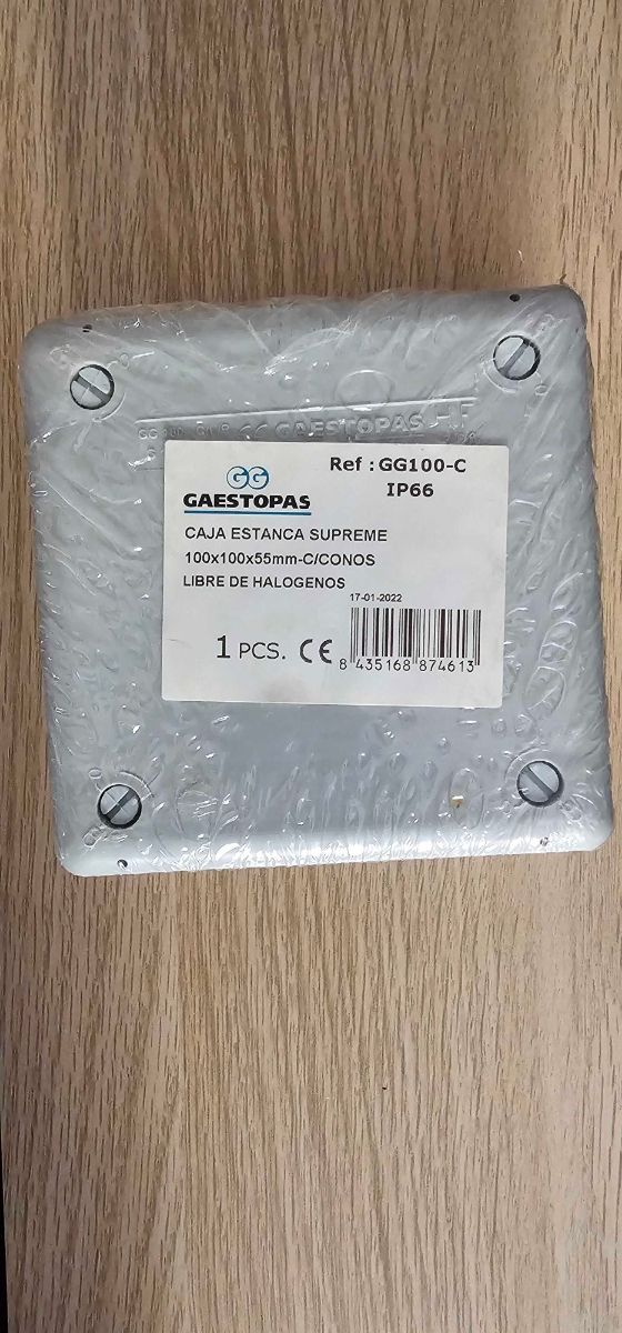 CAJA ESTANCA 100 X 100MM