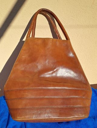 Borsa vintage pelle anni '70
