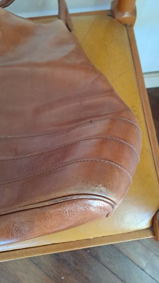 Borsa vintage pelle anni '70
