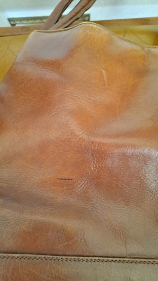 Borsa vintage pelle anni '70