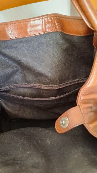 Borsa vintage pelle anni '70