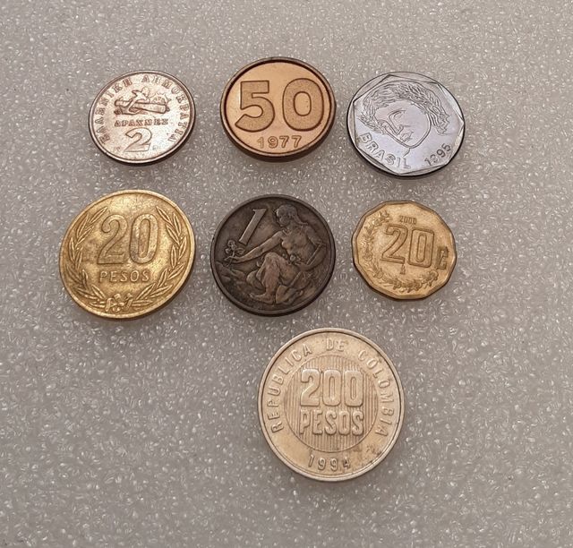 Vama Pesos Colombia México Brasil Grecia