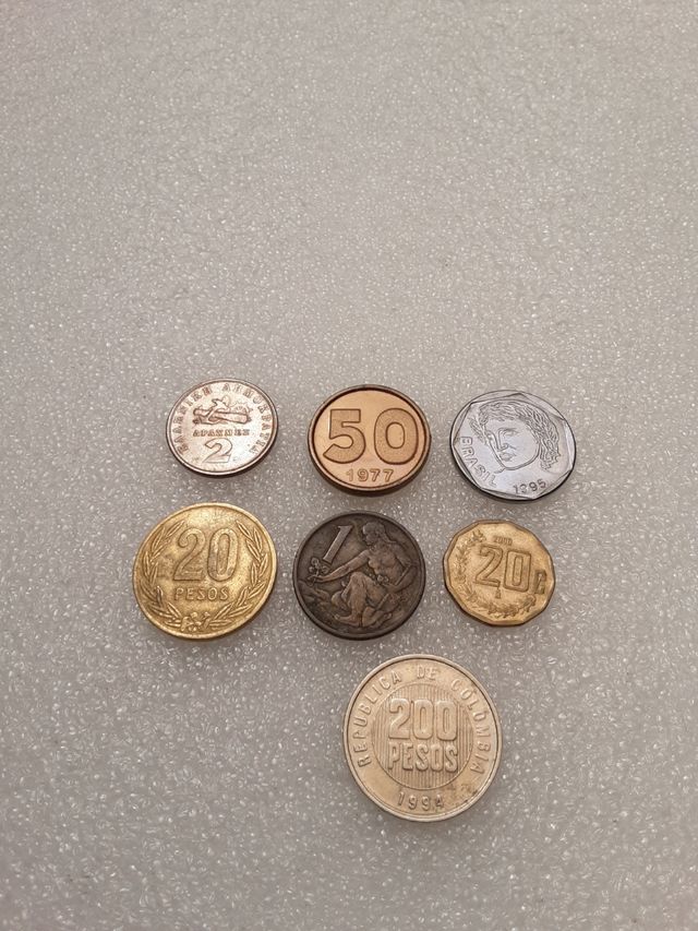 Vama Pesos Colombia México Brasil Grecia