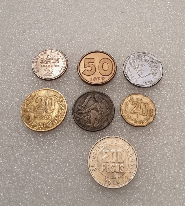 Vama Pesos Colombia México Brasil Grecia