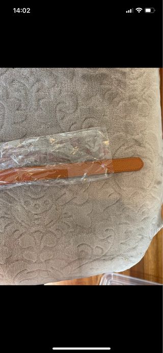 Cinturón Ajustable de Cuero Marrón