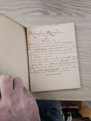 Quaderni scritti a mano primi 900