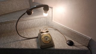Lampada da telefono SIP vintage