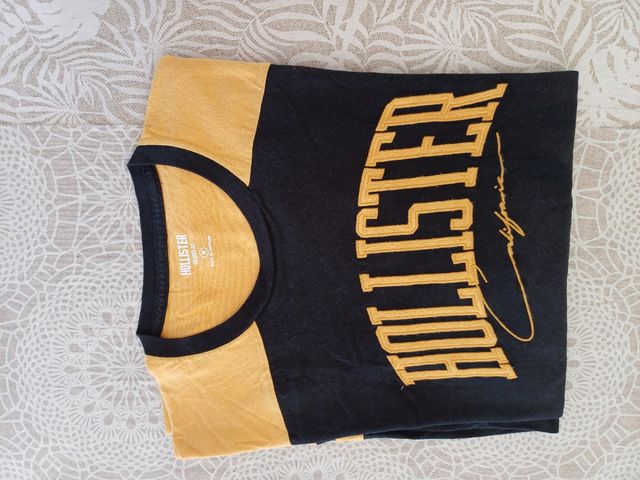 CAMISETA HOLLISTER MANGA LARGA T.M NUEVA