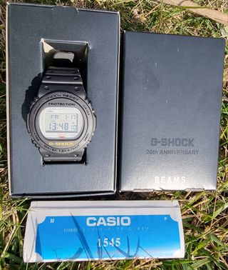 Casio G-shock DW-5700 Beams 20th negro