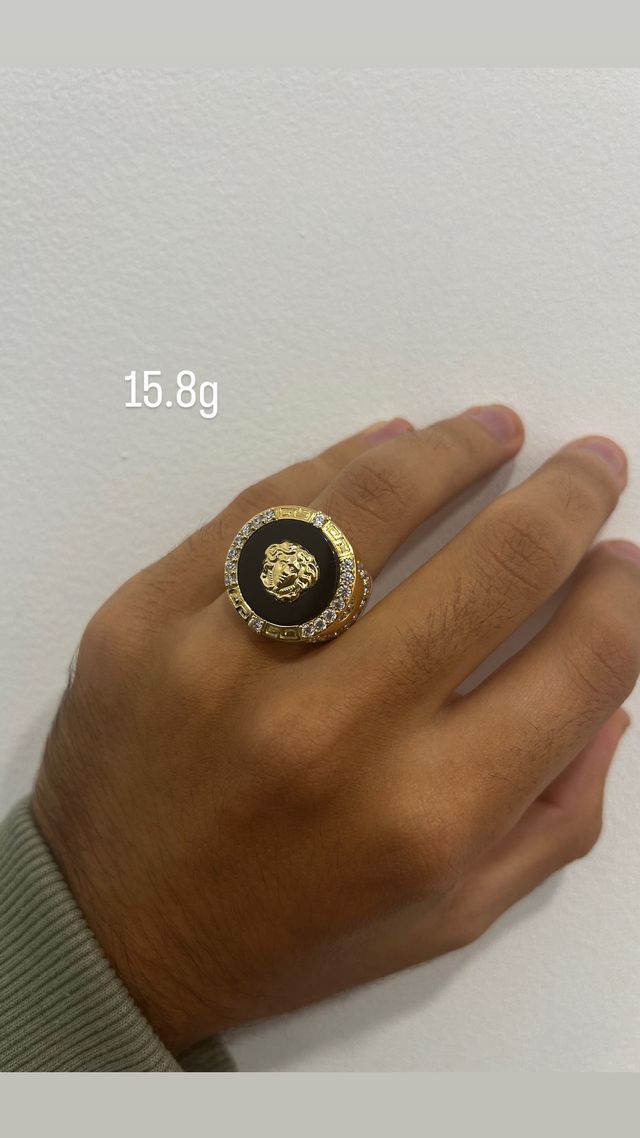 Anillo Versace Oro 18k NUEVO 15,8g