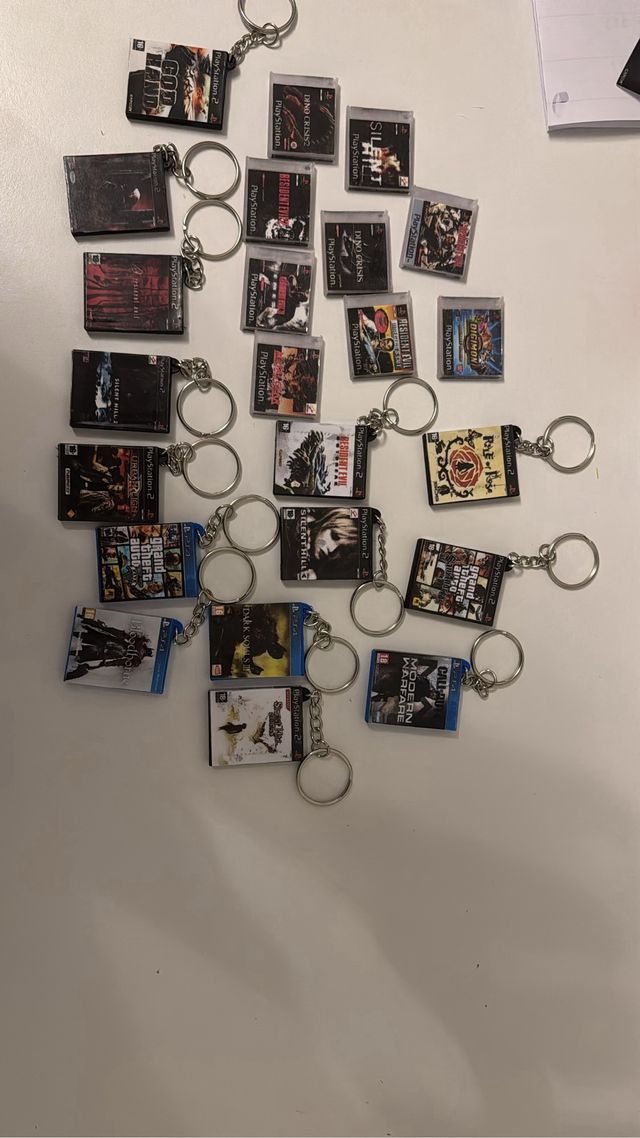 Llaveros de juegos