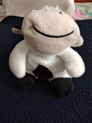 Pupazzo peluche mucca Appedino