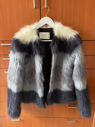 Abrigo de pelo de Zara