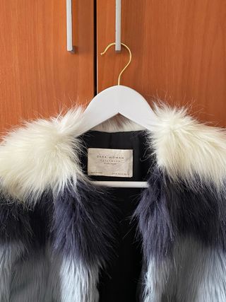 Abrigo de pelo de Zara