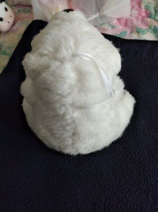Pupazzo peluche orso bianco
