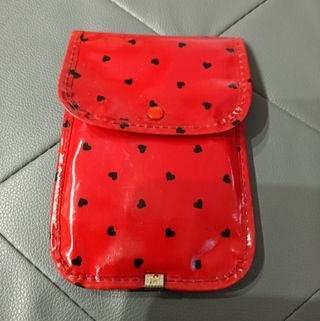 Set bellezza con pochette pettine e specchietto